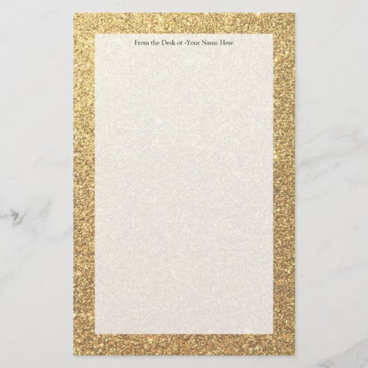 Glitter Sparkle Pattern-achtergrond Briefpapier (Voorkant)