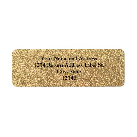 Glitter Sparkle Pattern-achtergrond Etiket (Voorkant)