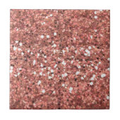 Glitter Sparkle Roos Gold Sequin look Tegeltje (Voorkant)