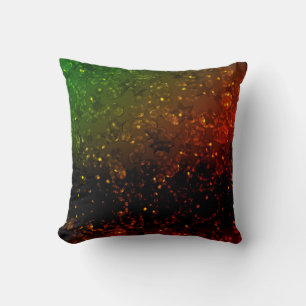 Glitter sparkle seamless confetti green shine dark kussen