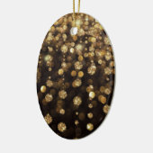 Glitter Sparkles Keramisch Ornament (Links)