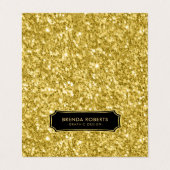 Glitter & Sparkles Visitekaartjes (Buitenkant ongevouwen)