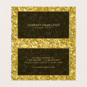 Glitter & Sparkles Visitekaartjes (Binnenkant ongevouwen)