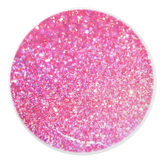 Glitter Sparkley Diamond Keramische Knop (Voorkant)