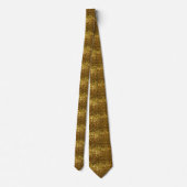 Glitter Sparkly Gold Necktie Stropdas (Achterkant)