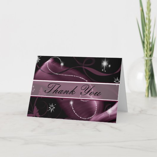 Glitter Sparks Dankkaart Bedankkaart (Voorkant)