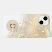 Glitter, speciaal gepersonaliseerd monogrammed Gol Case-Mate iPhone Case (Achterkant (horizontaal))
