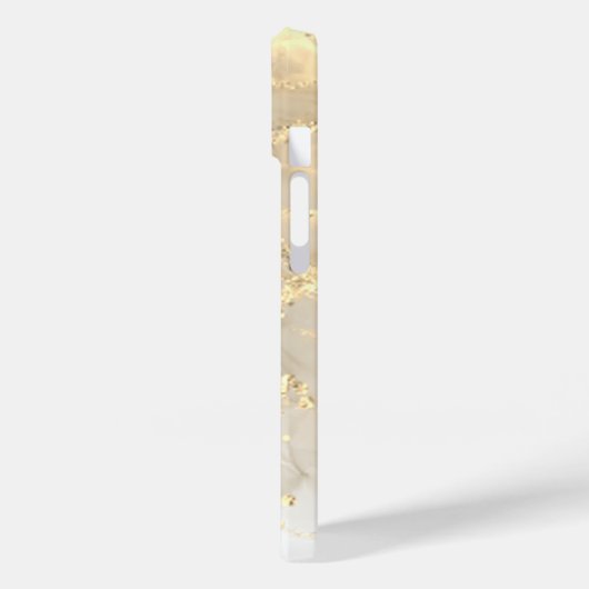 Glitter, speciaal gepersonaliseerd monogrammed Gol Case-Mate iPhone Case (Achterkant / Links)