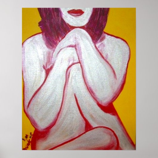 Glitter Star, Matte Poster (Voorkant)