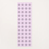 Glitter Star of David blush Yogamat (Voorkant)