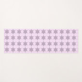 Glitter Star of David blush Yogamat (Voorkant (horizontaal))