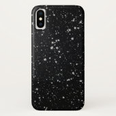 Glitter Stars2 - Silver Black Case-Mate iPhone Case (Achterkant)