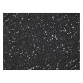 Glitter Stars2 - Silver Black Tafelkleed (Voorkant (Horizontaal))