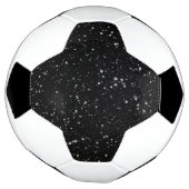 Glitter Stars2 - Silver Black Voetbal (Gedraaid)