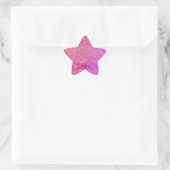 Glitter Ster Sticker (Tas)