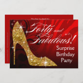 Glitter Stiletto Zebra 30 en overvloed Birthday re Kaart (Voorkant / Achterkant)