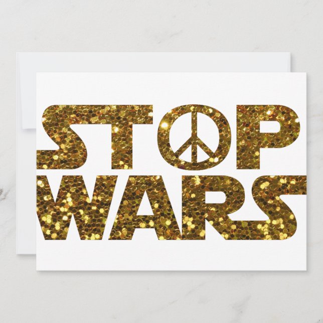 glitter stop oorlogen (Voorkant)