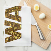 glitter stop oorlogen theedoek (Quarter Fold)