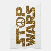 glitter stop oorlogen theedoek (Verticaal)