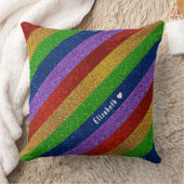 Glitter Striped Kussen (Deken)