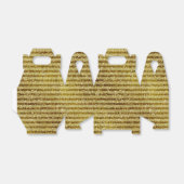 Glitter Stripes Bedankdoosjes (Uitgevouwen)