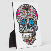 glitter Sugar Skull Fotoplaat (Zijkant)