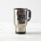 glitter Sugar Skull Reisbeker (Voorkant rechts)