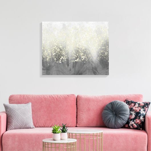 Glitter Swirl Canvas Afdruk (Insitu (Woonkamer))