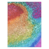 Glitter Swirl, regenboogstraal voor games Tafelkleed (Voorkant)