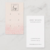 Glitter textuur 3 Veroorbaar glanzend glanzend wit Visitekaartje (Voorkant / Achterkant)