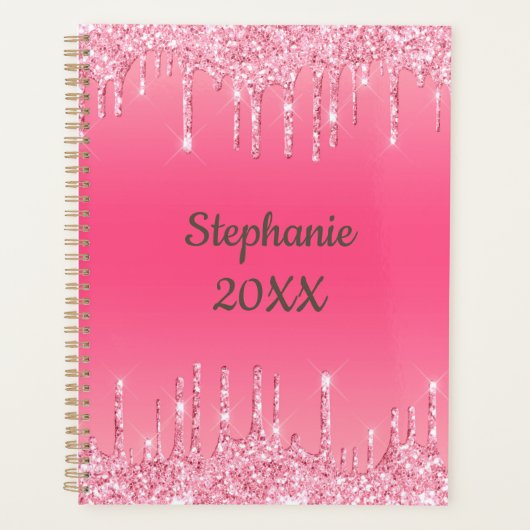 Glitter Trendy Glam op maat Planner (Voorkant)