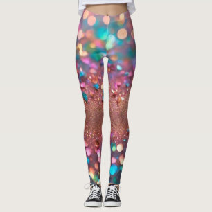 Glitter Trendy Opal Holografisch Collectie Leggings
