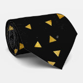 Glitter Triangles Stropdas (Opgerold)