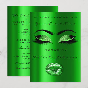 Glitter Tropische Zeemeermin Bruiloft Sweet 16th Kaart