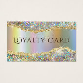 Glitter-trouwerij Visitekaartje (Voorkant)