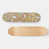 Glitter unicorn skateboard (Horizontaal)