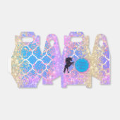 Glitter Verjaardag Whimsical Eenhoorn Custom Bedankdoosjes (Uitgevouwen)