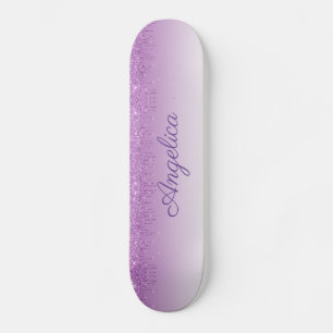 Glitter voor persoonlijk Paars Skateboard