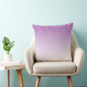 Glitter voor persoonlijk Paars uitdrijven Kussen (Stoel)