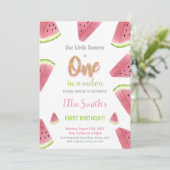 Glitter Watermelon Birthday Kaart (Staand voorkant)