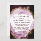 Glitter Waterverf Calligrafie Afstuderen Kaart (Voorkant)