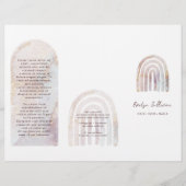 Glitter waterverf regenboogbrochure (Voorkant)