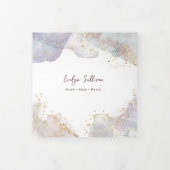 Glitter Waterverf Shapes Trifold Brochure Drieluik Kaart (Cover)