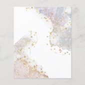 Glitter waterverf vormen flyer (Achterkant)