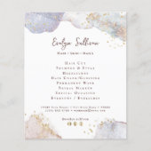 Glitter waterverf vormen flyer (Voorkant)