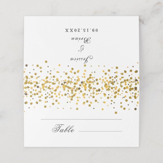 Glitter Wedding (Buitenkant ongevouwen)