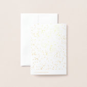 Glitter Wedding Jubileum Afbeelding Gold 50th Folie Kaarten (Met envelop)