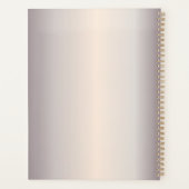 Glitter Whisk Rose Gold Glitter Drips Bakery    Planner (Achterkant)