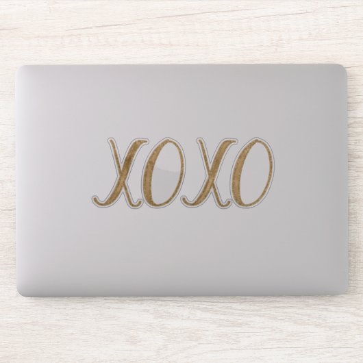 Glitter XOXO Sticker (Computer)