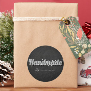 Glitter Zilver Glitters Handgemaakte Cadeau Sticke Ronde Sticker